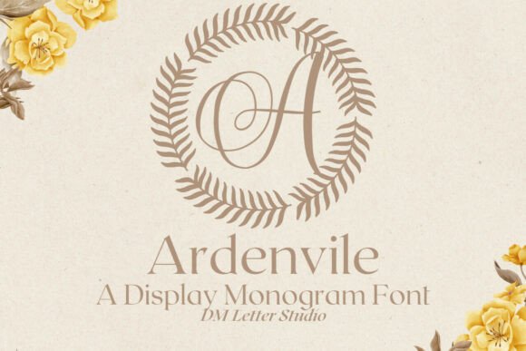 Ardenvile Monogram: A Calm Elegance for Editorial Design