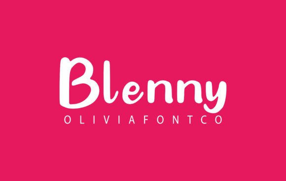 Blenny Font: A Romantic Handwritten Touch for Your Craft Projects