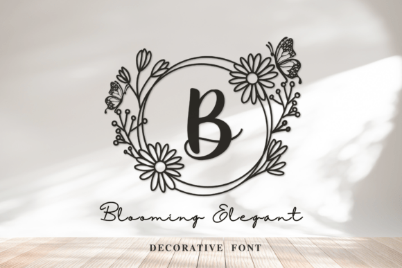Blooming Elegant: A Font That Elevates Your Brand