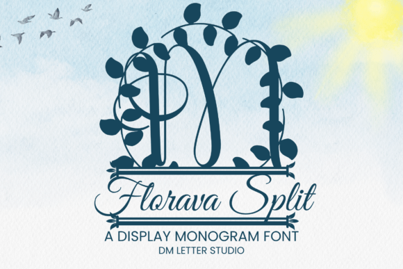 Florava Split Monogram: A Versatile Font for Digital Design