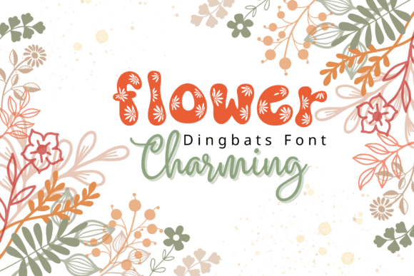 Flower Charming: A Delightful Font for Digital Design