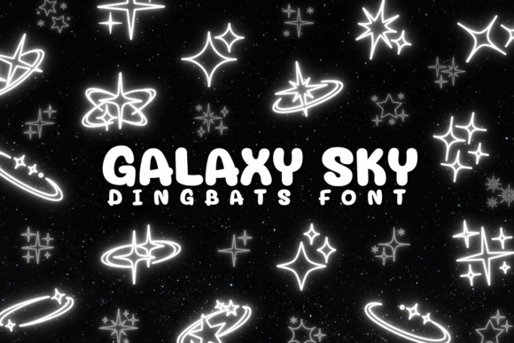Galaxy Sky: A Celestial Font for Editorial Design
