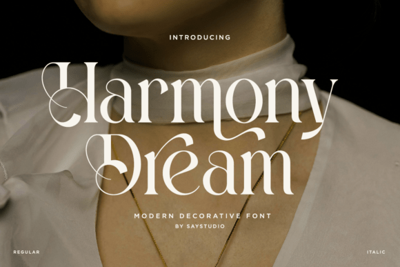 Harmony Dream: A Serif Font That Elevates Your Digital Brand