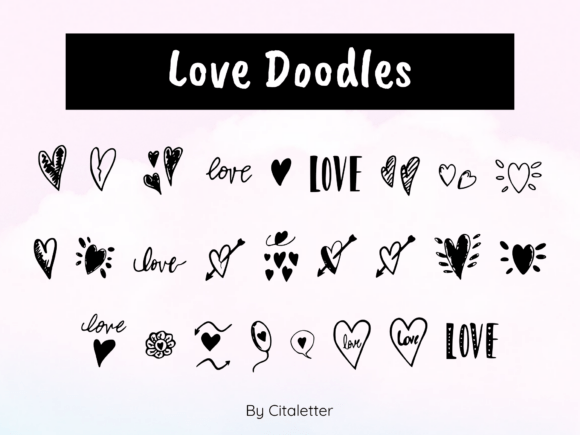 Love Doodles: A Font That Speaks in Heartbeats