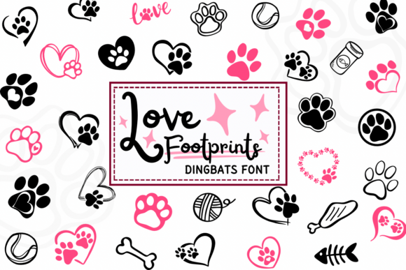 Love Footprints: A Sentimental Font for Campaign Creativity