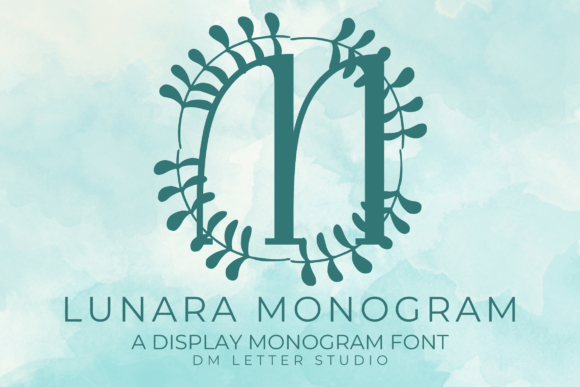 Lunara Monogram: A Serif Font for Editorial Sophistication