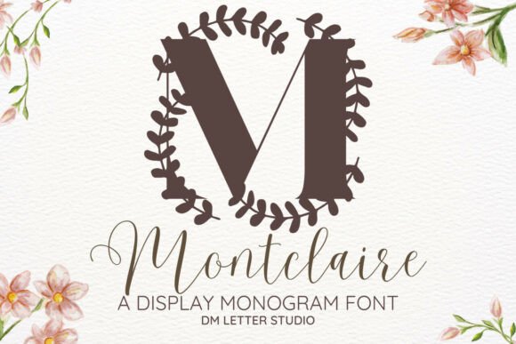Montclaire Monogram: A Font That Speaks with Grace