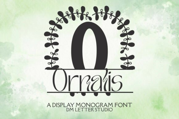 Ornalis Split Monogram: A Font That Elevates Every Craft
