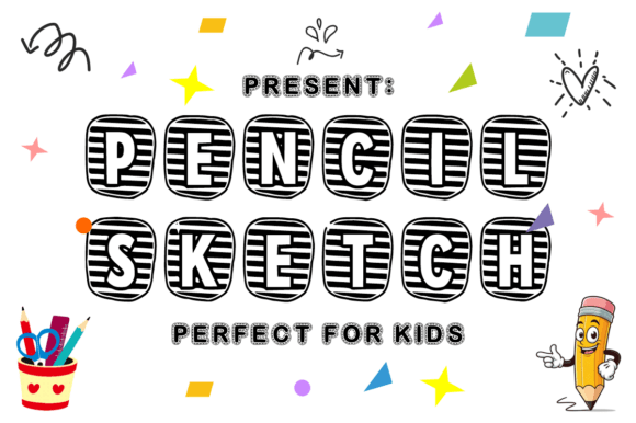 Pencil Sketch: A Versatile Font for Digital Design