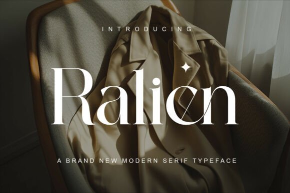 Ralien: A Serif Font for Crafters and Product Creators