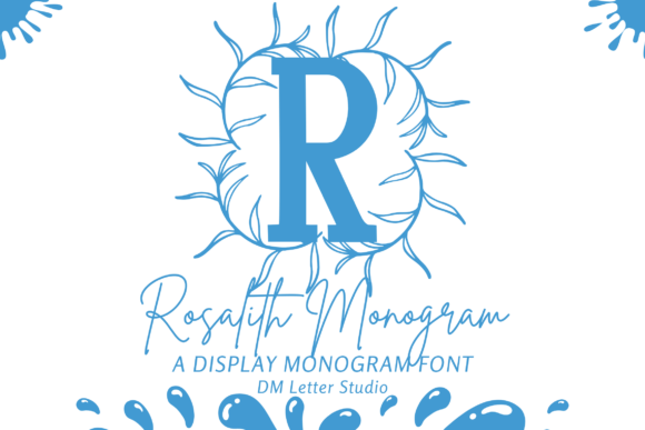 Rosalith Monogram: The Serif Font That Elevates Your Brand