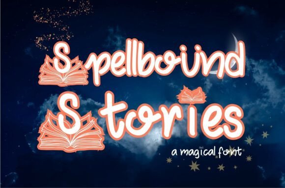 Spellbound Stories: A Decorative Font for Digital Branding and Web Design