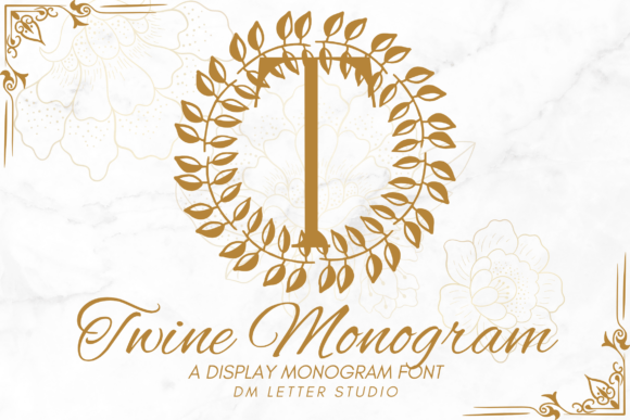 Twine Monogram: A Font That Elevates Branding with Elegance