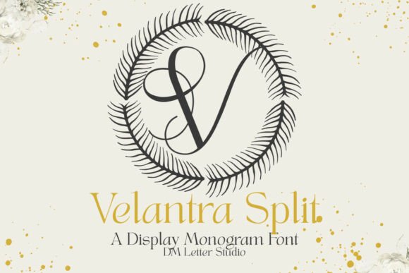 Velantra Monogram: A Stylish Font for Digital Branding