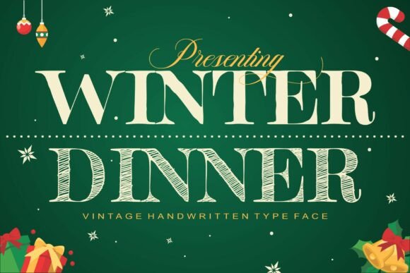 Winter Dinner: A Font That Adds Warmth to Your Brand